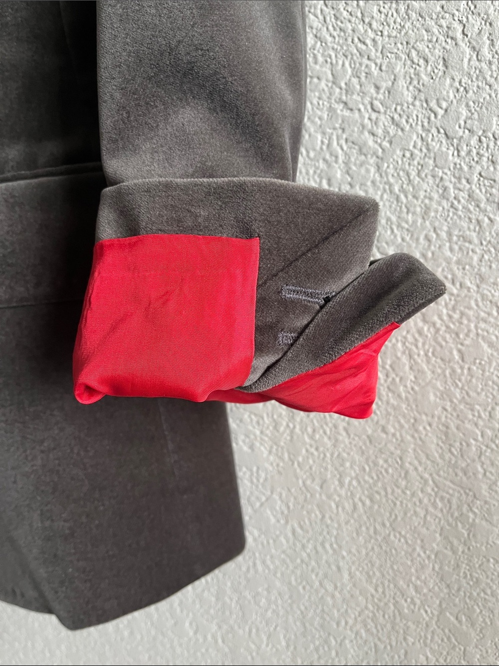 Velvet Single-Button Blazer - Picture 12 of 16